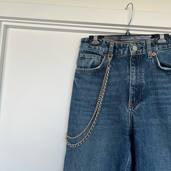 Two Chain Silver Pant Chain - Picture 2 of 4